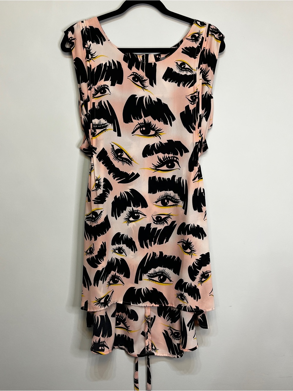 Melissa McCarthy Pink Eye-Print Tunic